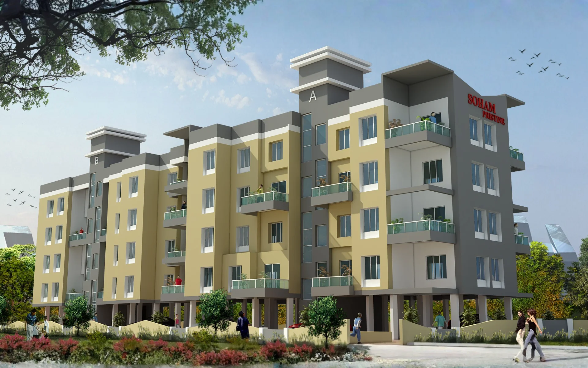 Soham Pristine – 1 & 2 BHK Premium Apartments in Warje, Pune
